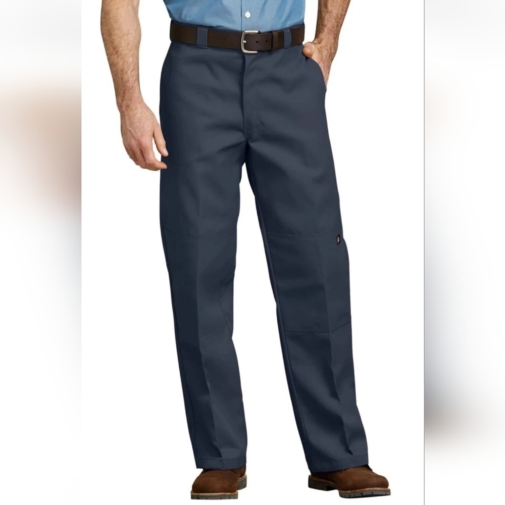 Dickies Double Knee Navy Blue Work Pants 28 X 30